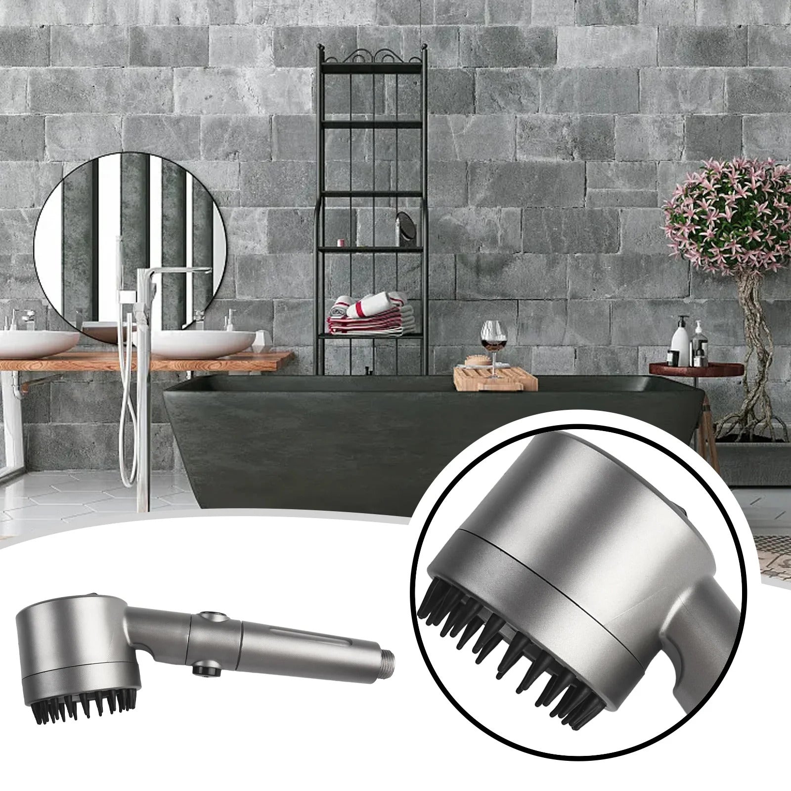 Cabezal de Ducha Ajustable 3 modos